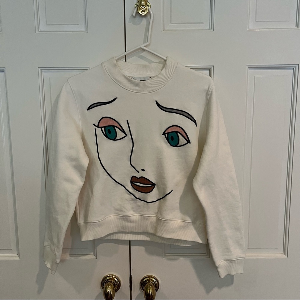 Disney essentiel antwerp white crew neck size 1